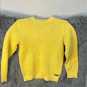 BOYS 6-8Y H&M YELLOW SWEATER